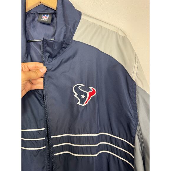 Reebok Houston Texans NFL Windbreaker Jacket XL - Picture 2 of 8